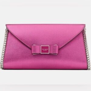 kate spade- Morgan- Bow Envelope Flap Crossbody- Bikini Pink- NWT